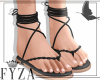 F❥ Black Sandals