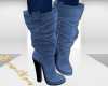 SE-Blue Suede Boots