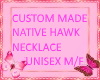 Native Hawk Necklace