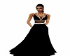 MP~BLACK EVENING GOWN