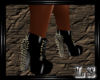 LS~Black Spikes Heels