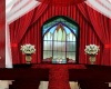 red wedding room