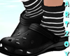 ! Black Crocs&Socks