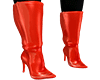 Elegant Red Boots