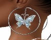 Blue Butterfly Earrings