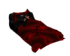 Blanket warm kiss bk/red