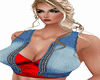 JEAN VEST& TOP