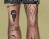 legs tattos