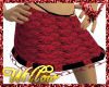 WF>Red lace mini w/thong