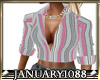 pink stripe bf  shirt