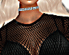 Sexy Black Fishnet dress