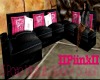 Piink Couch Set