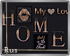 Rus: B&G Home sign