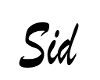 Sid Name Plate