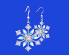 A BLUE XMAS EARRINGS