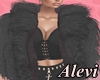 Aliya Black Fur