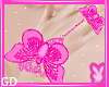 Butterfly Wrist Pink