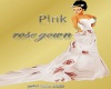 Pink Rose Wedding Gown
