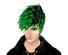 Emo Green Tipped Hair