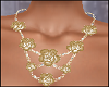 Gold Flowers Jewelry Set