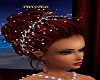 Dahlia Ruby Bridal Hair