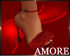 Amore Red Diva Heels