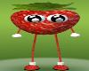 Funny Dancing Strawberries Fruit REd Halloween Costumes Farms Fo