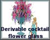 cocktail flower glass