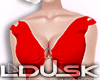 L*Xmas Chic dress Red