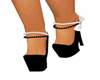 Black Heels w/Ankle Bow