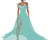 LENORA TEAL GOWN