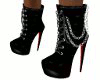 !C Chained Black Boots