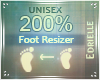 E~ Foot Scaler 200%