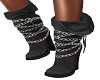 BLACK CHAIN BOOTS