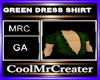 GREEN DRESS SHIRT
