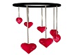 Pink Heart Ceiling Light