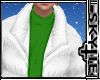 Mens Coat ( White Green