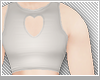 ♡w heart crop top♡