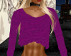 purple winter top