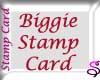 BiggieStamp card sticker