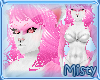 M* pink kitty ears