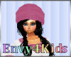 Kids Pink Fur Hat