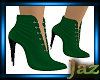 GREEN CHAIN ANKLE BOOTIE