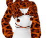 CHaR orange kawaii hood
