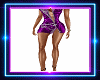 Sexy Purple Bling Dress