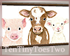 T. Farm Animals Framed