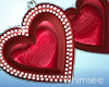 Love Red Heart Earrings