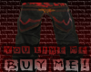 [RB] RED PRINTED JEANZ