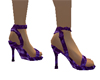 Purple Spiked Heels
