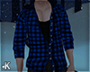 K | Navy Plaid Jacket